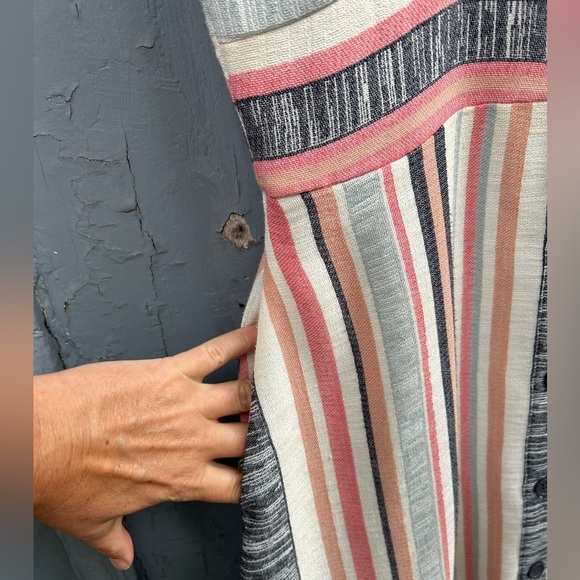 Anthropologie Hutch Striped Cotton blend dress, size 8 - Picture 5 of 8